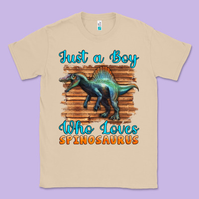 Just A Boy Who Loves Baby Spinosaurus Classic Tee Designed By Artiststas