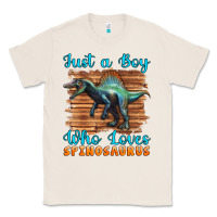 Natural just a boy who loves baby spinosaurus Classic Tee - Artiststas