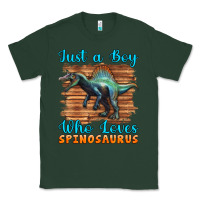 Sports Green just a boy who loves baby spinosaurus Classic Tee - Artiststas