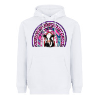 White rainbow cow Heavyweight Hoodie - AdoDesignShop