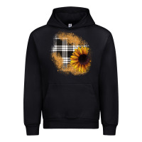 Black sunflower christmas patch Urban Hoodie - JahusDesignShop