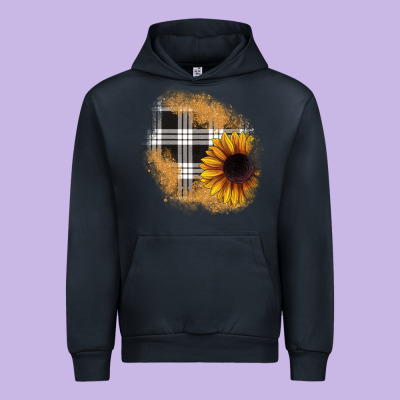 Sunflower Christmas Patch Urban Hoodie Designed By Jahusdesignshop
