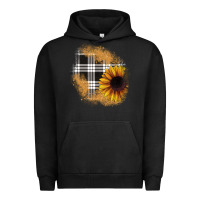 Pigment Black sunflower christmas patch Urban Hoodie - JahusDesignShop