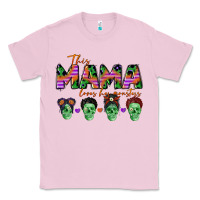 Bubblegum Pink personalized this mama loves her monsters Classic Tee - CowGirlArtShop