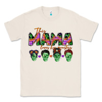 Natural personalized this mama loves her monsters Classic Tee - CowGirlArtShop