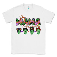 White personalized this mama loves her monsters Classic Tee - CowGirlArtShop