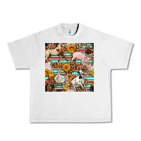 Lunar Rock Western Leopard Farm Animals Seamless Pattern Urban Heavy Tee - FaDigitalArtStudio