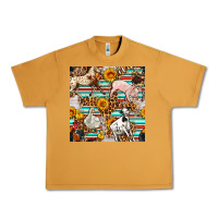 Peanut Butter Western Leopard Farm Animals Seamless Pattern Urban Heavy Tee - FaDigitalArtStudio