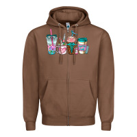 Chestnut nurse fuel coffee cups Zipper Hoodie - AdoDesignShop