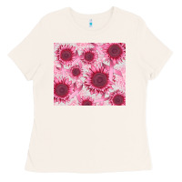 Bone breast cancer sunflower Ladies Tee - CowGirlArtShop