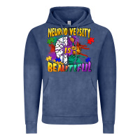 Vintage Denim Neurodiversity Is Beautiful Vintage Hoodie - FaDigitalArtStudio
