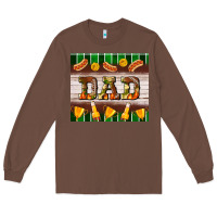 Chestnut Football Dad Tumbler Long Sleeve Tee - BundleAndBundleShop
