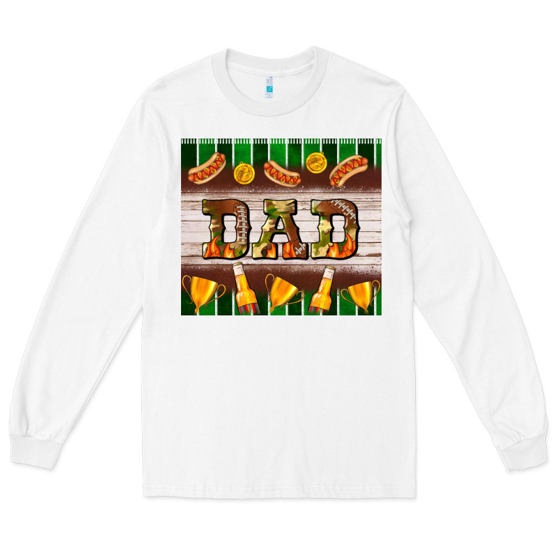Football Dad Tumbler Long Sleeve Tee by BundleAndBundleShop | Teevron