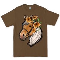 Cacao floral horse Premium Tee - Jasminsmagicworld