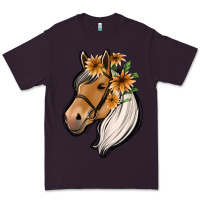 Plum floral horse Premium Tee - Jasminsmagicworld