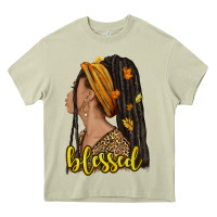 Mossy Fall afro woman blessed Heavy Core Tee - NancyCooperArtShop