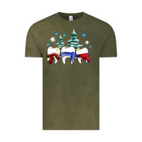 Vintage Olive dental christmas tree teeth and winter ado Vintage Tee - OliviaCreatesArt