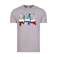 Vintage Zinc dental christmas tree teeth and winter ado Vintage Tee - OliviaCreatesArt