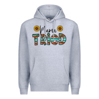 Heather Grey mama tried Premium Hoodie - CowhideDigitalArt