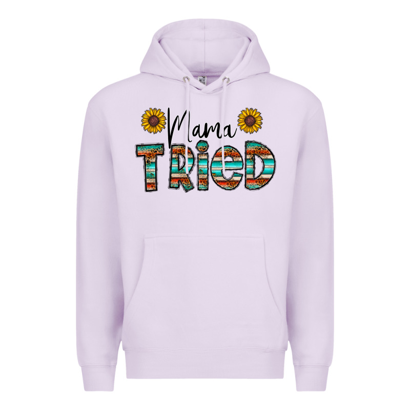 Mama Tried Premium Hoodie by CowhideDigitalArt | Teevron