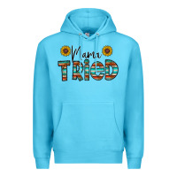 Ocean Blue mama tried Premium Hoodie - CowhideDigitalArt