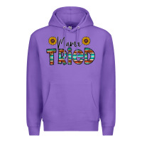Purple mama tried Premium Hoodie - CowhideDigitalArt
