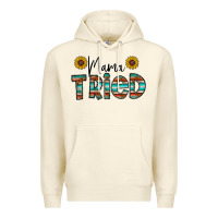 Sandshell mama tried Premium Hoodie - CowhideDigitalArt