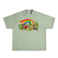 Oil Green St. Patrick's Day Teacher Urban Heavy Tee - OliviaCreatesArt