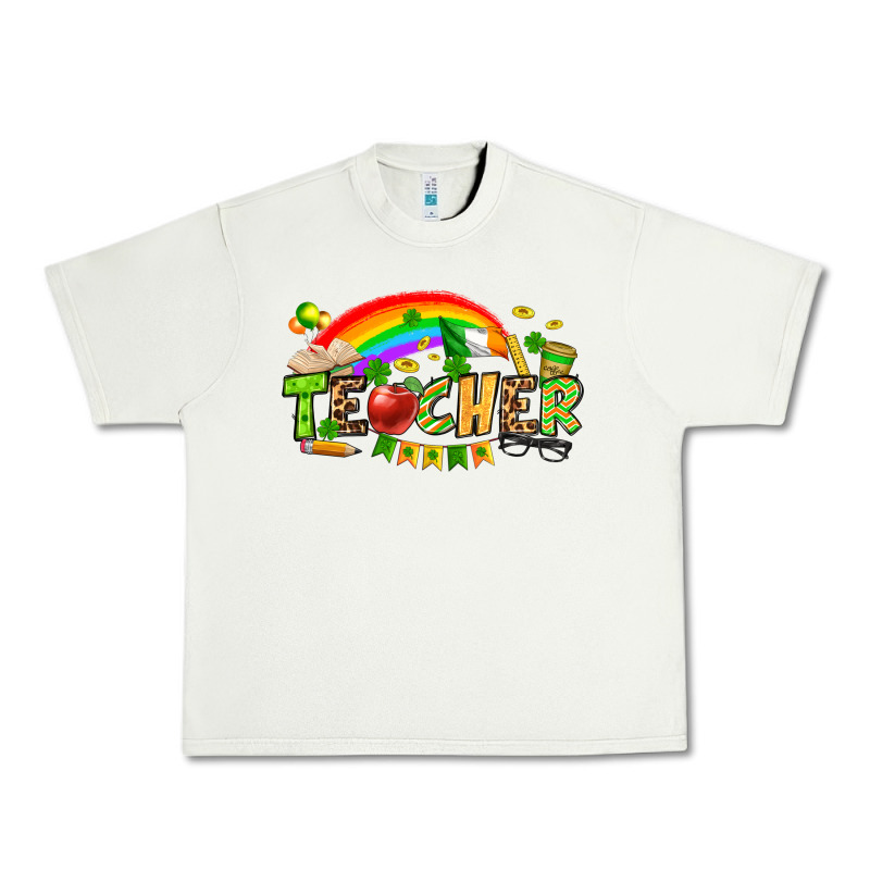 St. Patrick's Day Teacher Urban Heavy Tee by OliviaCreatesArt | Teevron