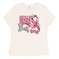 Bone chemo hair dont care Ladies Tee - CowGirlArtShop