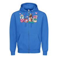 True Royal mom coffee cup Zipper Hoodie - AdoDesignShop
