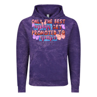 Cloud Purple only the best moms get promoted to nana Vintage Hoodie - FaDigitalArtStudio