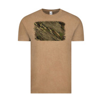 Vintage Coffee Camouflage Glitter Background Vintage Tee - Jasminsmagicworld