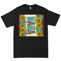 Black nana sunflowers and turquoise gemstones Premium Tee - TumblerDesignByShophia