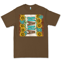 Cacao nana sunflowers and turquoise gemstones Premium Tee - TumblerDesignByShophia