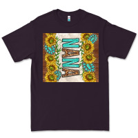 Plum nana sunflowers and turquoise gemstones Premium Tee - TumblerDesignByShophia