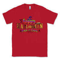 Red happy halloween trick or treat Classic Tee - CowGirlArtShop