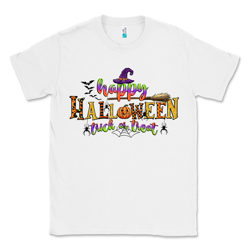 Happy Halloween Trick Or Treat Classic Tee by CowGirlArtShop | Teevron