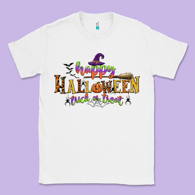 Happy Halloween Trick Or Treat Classic Tee Designed By Cowgirlartshop