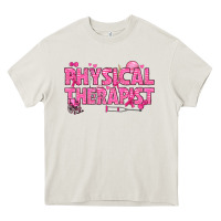 Cream breast cancer physical therapist Heavy Core Tee - texasbilliewilder