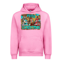 Fuchsia Pink merry christmas Urban Hoodie - JahusDesignShop
