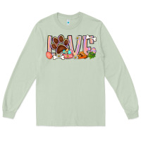 Matcha Easter love dog paw Long Sleeve Tee - BundleAndBundleShop
