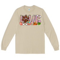 Mushroom Easter love dog paw Long Sleeve Tee - BundleAndBundleShop