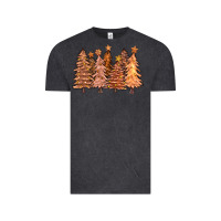 Vintage Black melanin christmas trees with lights Vintage Tee - FaDigitalArtStudio