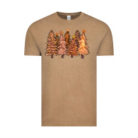 Vintage Coffee melanin christmas trees with lights Vintage Tee - FaDigitalArtStudio