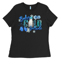 Black baby its cold outside Ladies Tee - CowGirlArtShop