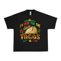 Black I'm here for the tacos Urban Heavy Tee - FaDigitalArtStudio