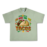 Oil Green I'm here for the tacos Urban Heavy Tee - FaDigitalArtStudio