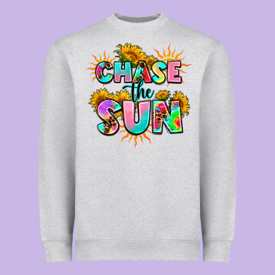 Chase The Sun Heavyweight Sweatshirt Designed By Adodesignshop
