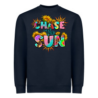 Navy chase the sun Heavyweight Sweatshirt - AdoDesignShop